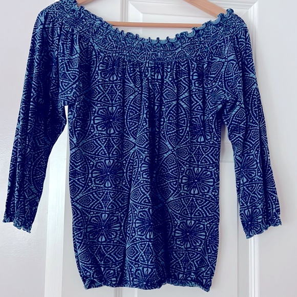 Bohemian Ruffle Top Lucky Brand - Picture 4 of 4